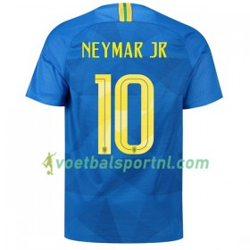 Brazilië Neymar Jr 10 Uit Shirt WK voetbal 2018